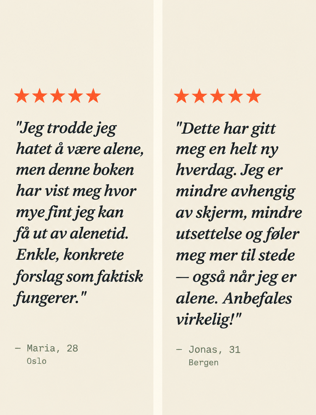 Forhåndsvisning av anmeldelseskort-design